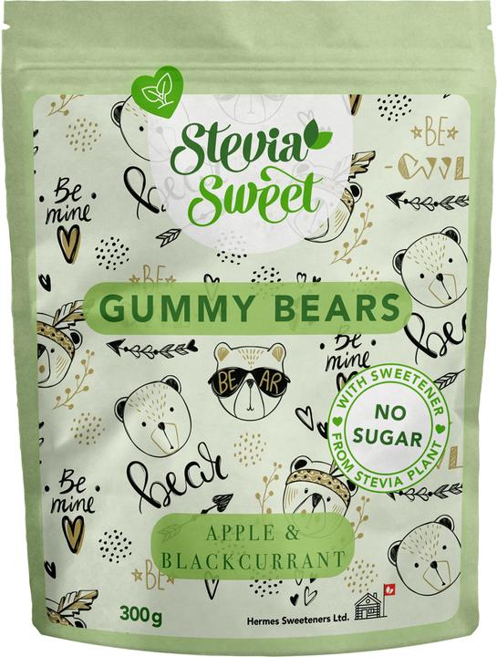Stevia Sweet Gummy bears apple and redcurrant (1 pcs., 250 g)