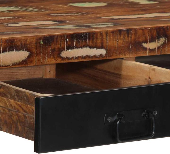 Produktbild VidaXL Schreibtisch Mehrfarbig 100x50x75 cm Massivholz Altholz Tisch (100 x 50 x 75 cm)