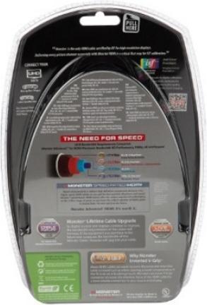 Immagine prodotto Monster Nero Platino (1.50 m, HDMI)