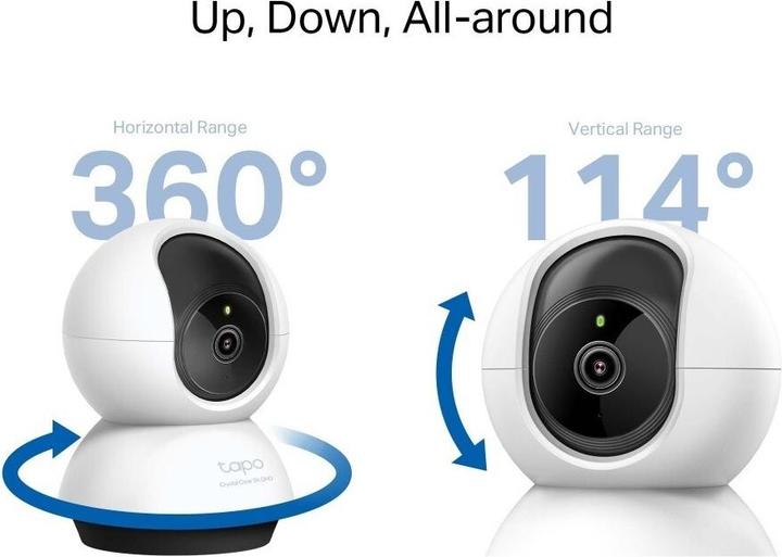 Actual product image TP-Link Tapo C220 4MP 360° WLAN camera MicroSD (2560 x 1440 Pixels)