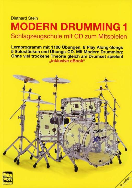 Actual product image Modern Drumming 1 (German, Diethard Stein, 2017)