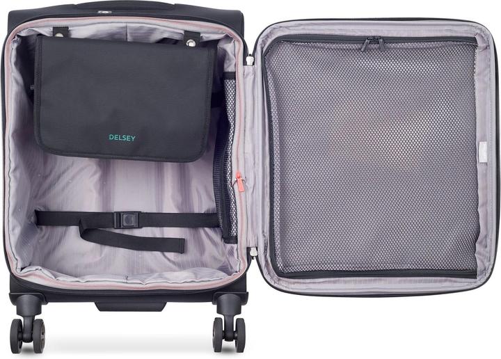 Actual product image Delsey Helium DLX Slim -matkaline battery, musta (40 l, Hand luggage (up to 50 litres))