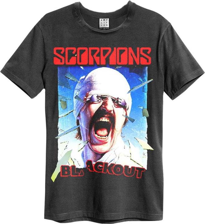 Produktbild Amplified Erwachsene Blackout Scorpions TShirt (M)