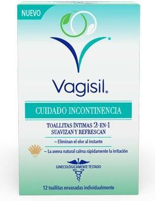 Immagine prodotto Vagisil Salviette intime per l'incontinenza 12 unità (Salviette intime)