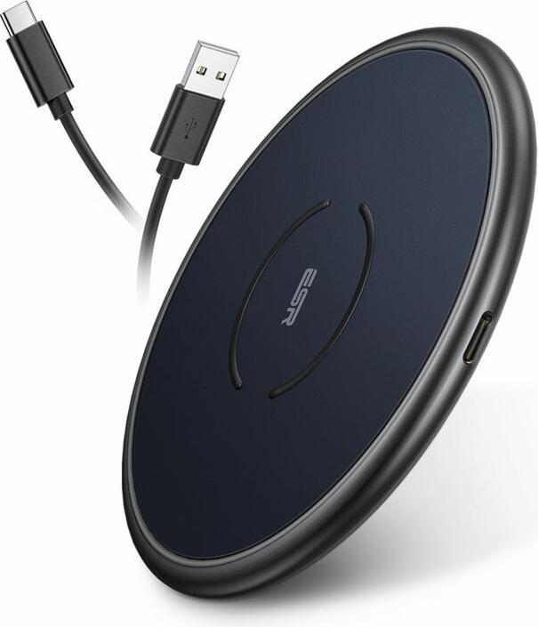 Actual product image ESR - Wireless Charger HaloLock - MagSafe Compatible with Cable Type-C, 10W, 1m - Midnight Blue (10 W)