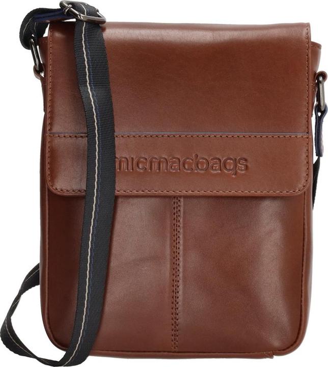 Micmacbags Le Mans Umhängetasche - Cognac - 100% Leder