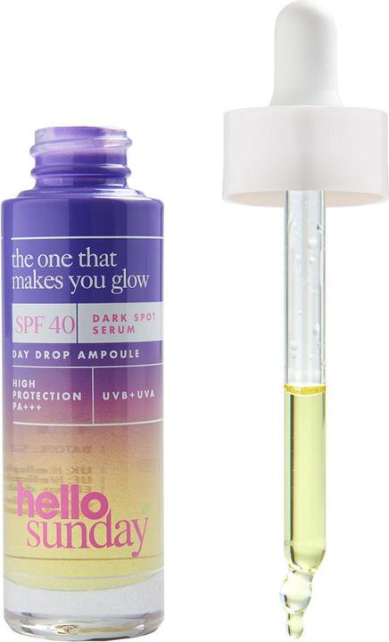 Actual product image Hello sunday the one that makes you glow Dark spot oil serum SPF 40 (30 ml)