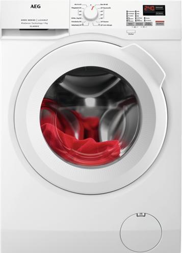 Actual product image AEG L6FBC41470 WS WASHING MACHINE 1400UPM 7KG 60CM (7 kg, Left)