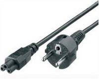 Actual product image equip 3-pin power cable for notebooks and monitors 1.8m (1.80 m)