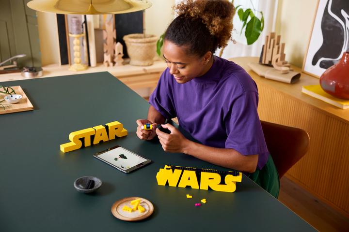 Actual product image LEGO Star Wars™ logo made from bricks (75407, LEGO Star Wars)
