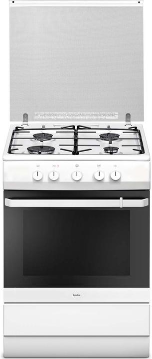 Amica SHGG 11647 W Cuisinière à gaz, blanc, 60cm