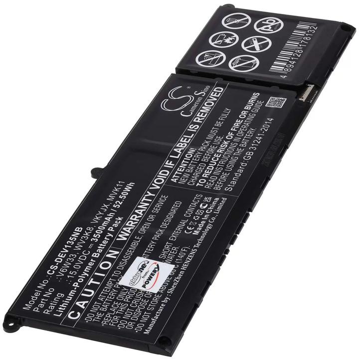 Produktbild AccuCell Akku Dell Vostro 5510, Latitude 3320, Inspiron 15 5510, Typ FH3K2 (3500 mAh)
