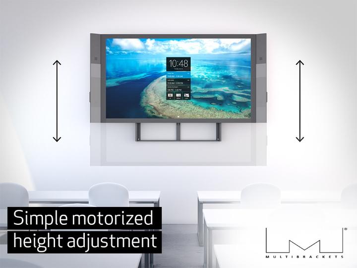Produktbild Multibrackets M Motorized Wallmount 80 kg Black HD (Wand, 110", 80 kg)
