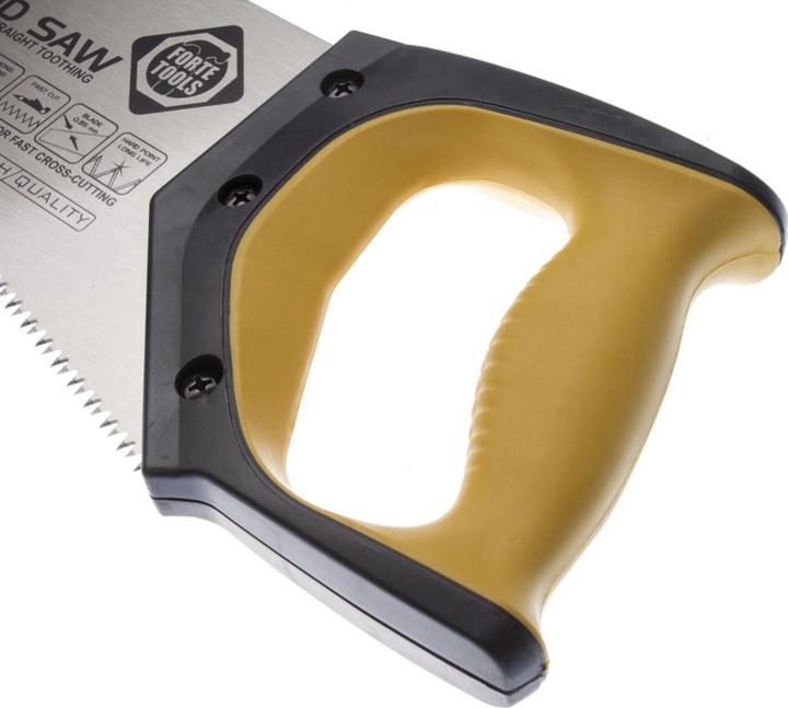 Produktbild Forte tools Fuchsschwanz 40 cm 7 TPI Premium Säge, klassische Handsäge mit ergonomischem Gummigriff