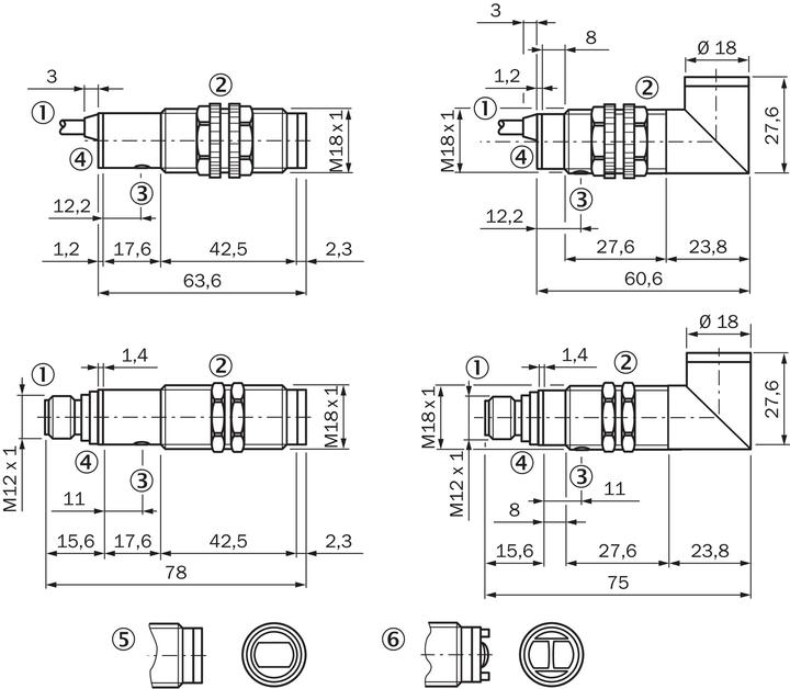 Produktbild Sick Reflexions-Lichttaster, en VTE18-3F4240