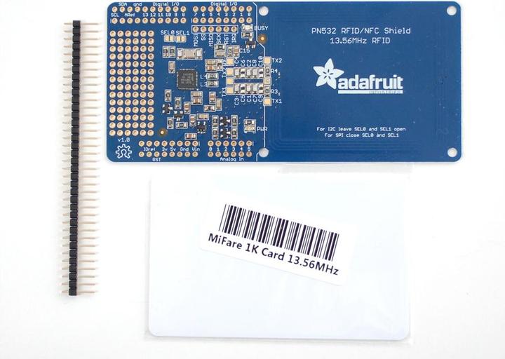 Actual product image Adafruit PN532 NFC/RFID Controller Shield for Arduino Extr