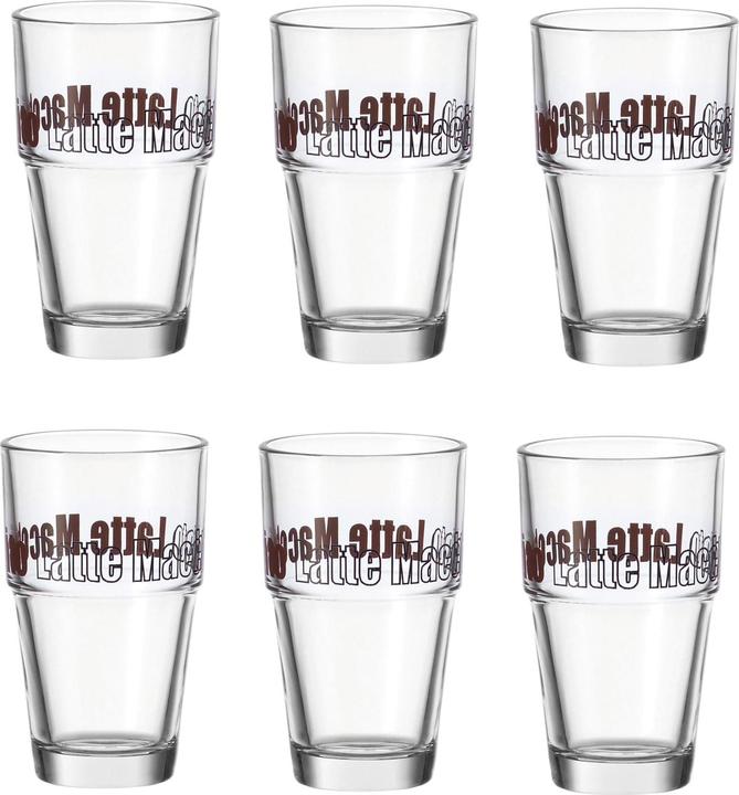 Produktbild Leonardo Latte Macchiato-Glas Solo, satin 4.1 dl, 6 Stück (0.41 l, 6 x)