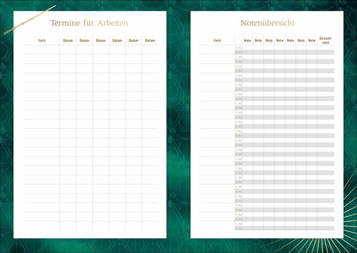 Produktbild Harry Potter Hogwarts Schülerkalender A5 2026 - 17 Monate ab August 2025 (A5, Deutsch)
