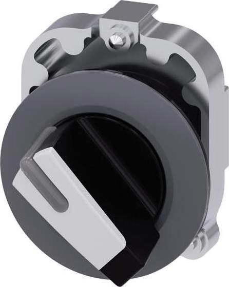 Actual product image Siemens Selector switch black white front ring