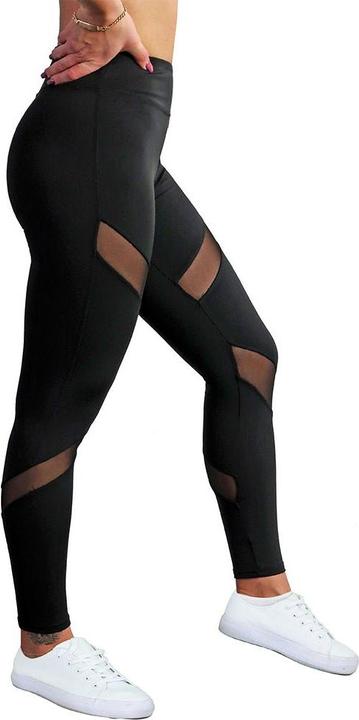 Actual product image Gym Generation Mesh Leggings - BLACK (S)