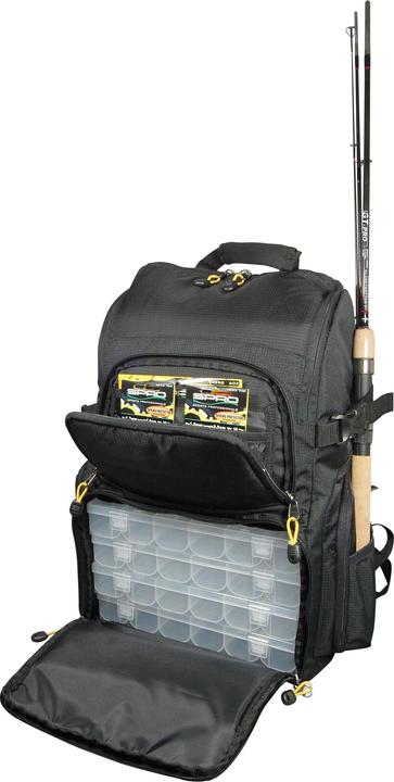 Produktbild Spro Angelrucksack mit 4 Angelboxen
