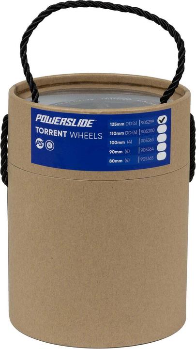 Actual product image Powerslide Skateboard Wheels Torrent Dd 4-Pack 2023 (110 mm)