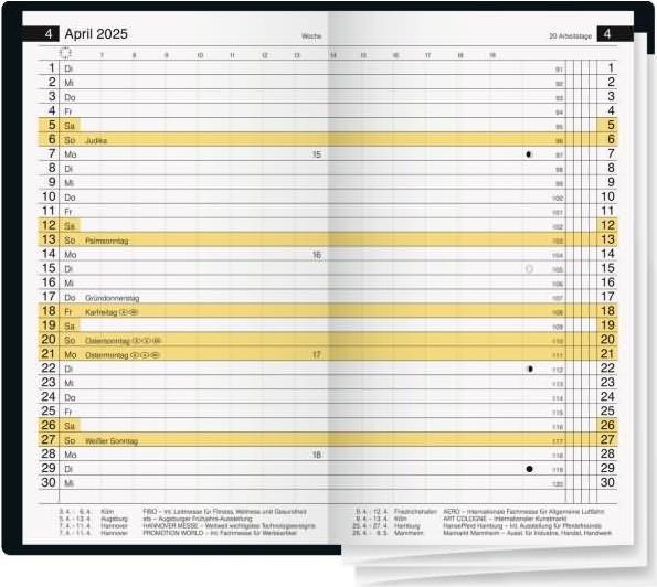 Actual product image Rido Miniplanner (87 x 153 mm, German)