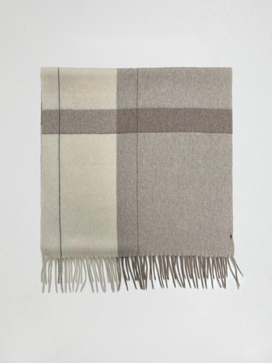 Furnari 100% KaschmirSchal in Beige/Canvas Farbtönen