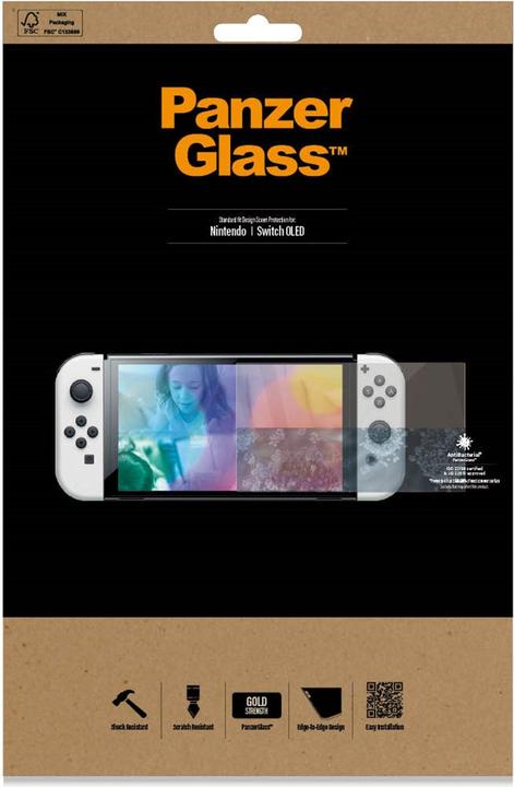 Actual product image PanzerGlass Screen protector E2E AB Nintendo Switch OLED (Switch OLED)