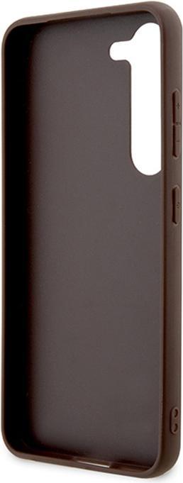Productafbeelding Guess Hoesje voor S24+ S926 GUHCS24MG4GFBR Hardcase 4G Metalen Goud Logo bruin (Samsung Galaxy S24+)