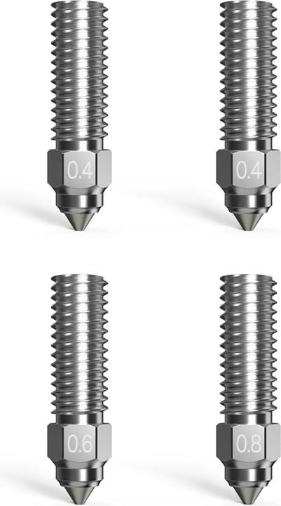 Produktbild Creality K1 Düse Set Kupfer mit gehärtetem Stahleinsatz 0.4/0.6/0.8mm (Düse)
