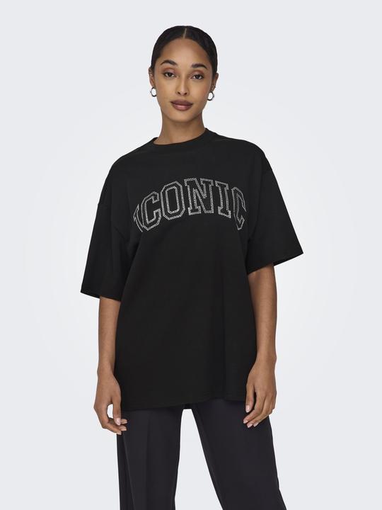 Actual product image Only Regular fit Round neck Low shoulder T-shirt T-shirt (S)