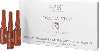Apis Natural Cosmetics Apis Rosacea-Stop intensywnie wzmacniające i łagodzące ampułki dla cery z trądzikiem różowatym i (30 ml)