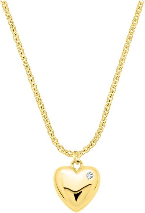 Candy Halskette Marie, 925 Sterling Silber, vergoldet (18k vergoldet, 925 Sterling Silber, 925er Sterlingsilber, 42 - 45 cm)