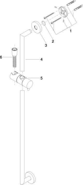 Produktbild Dornbracht Duschgarnitur ohne Handbrause