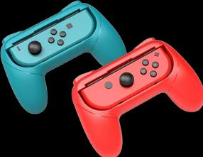 Image du produit iPega SW087 Grip pour JoyCon Controllers 2pcs Bleu/Rouge (Switch)