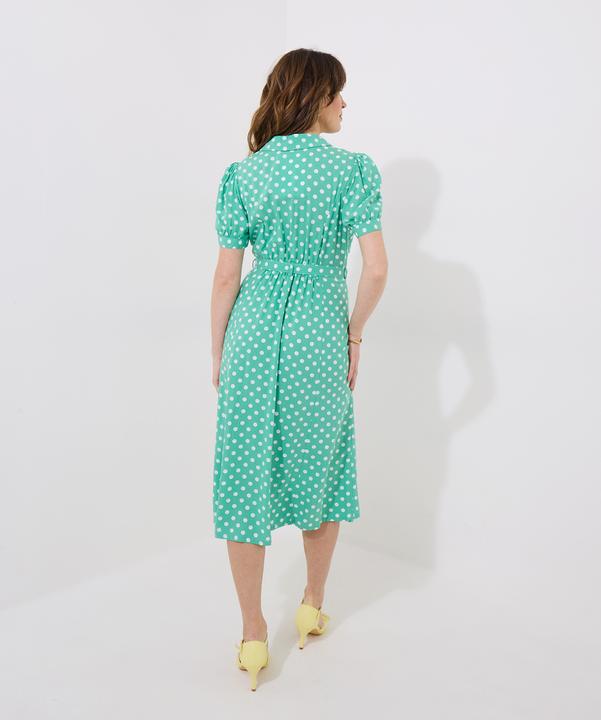Actual product image Joe Browns Polka Dot Button Through Collared Midi Dress (12)