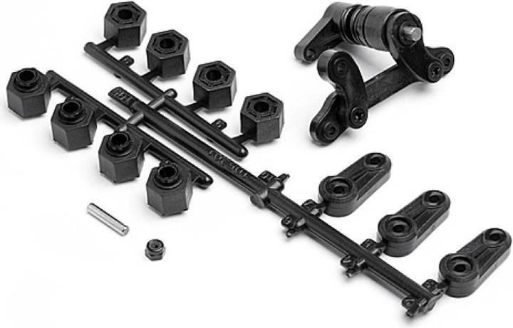 Actual product image HPI Savage XS STEERING ARM/SERVO SAVER SET