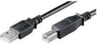 Image du produit Goobay Câble USB 2.0 Hi-Speed, noir, 3 m (1 m, USB 2.0, 5 W)
