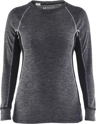 Produktbild Blakläder Damen Unterhemd WARM grau / schwarz (L)