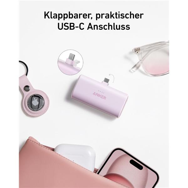 Productafbeelding Anker Nano Power Bank (5,000mAh, 22.5W (5000 mAh, 22.50 W, 22.50 Wh)