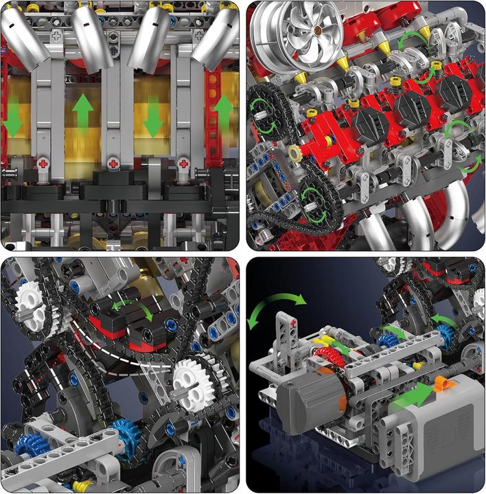 Produktbild Mould King F488 V8-Motor