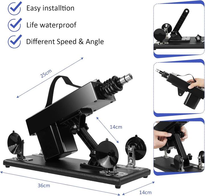 Produktbild Segook Automatische Stossmaschine mit 6 Dildo-Aufsätzen