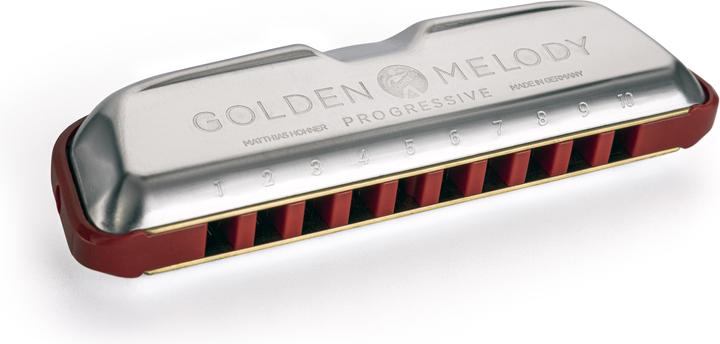 Produktbild Hohner Golden Melody Progressive B-major (Mundharmonika, Diatonisch, B-Dur)