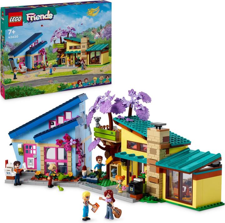 Produktbild LEGO Ollys und Paisleys Familien Haus (42620, LEGO Friends)
