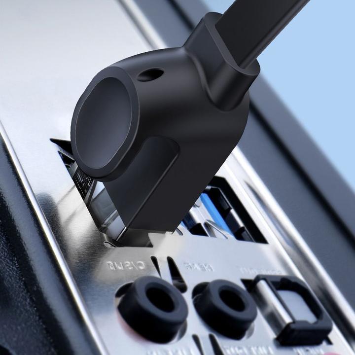 Actual product image Baseus High Speed Six types of RJ45 Gigabit network cable (flat cable)15m Black (UTP, CAT6, 15 m)