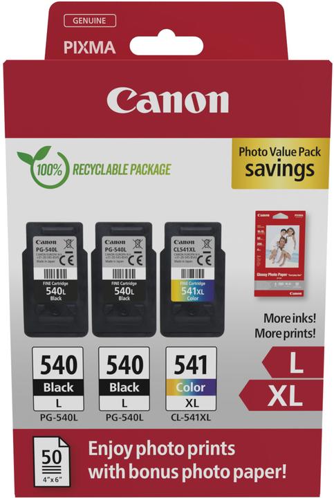 Canon PG-540Lx2/CL-541XL (M, CF, C, Y)