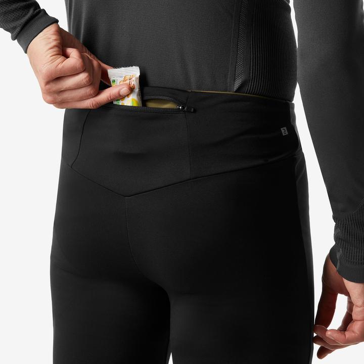 Produktbild Wedze Langlaufhose Tights winddicht Herren, 500 schwarz (W34/L34)