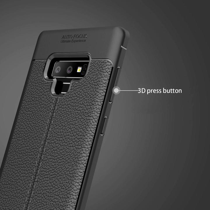Actual product image Cadorabo TPU Cover Faux Leather Structure (Samsung Galaxy Note 9)
