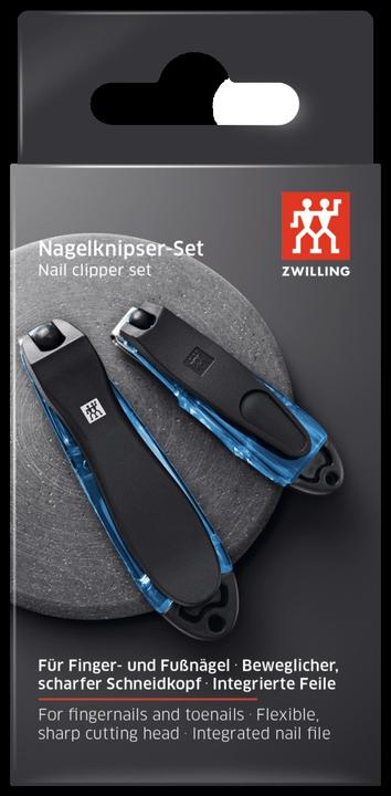 Actual product image Zwilling Classic Inox Nagelknipser Set 2-tlg., blau (CNY 20)